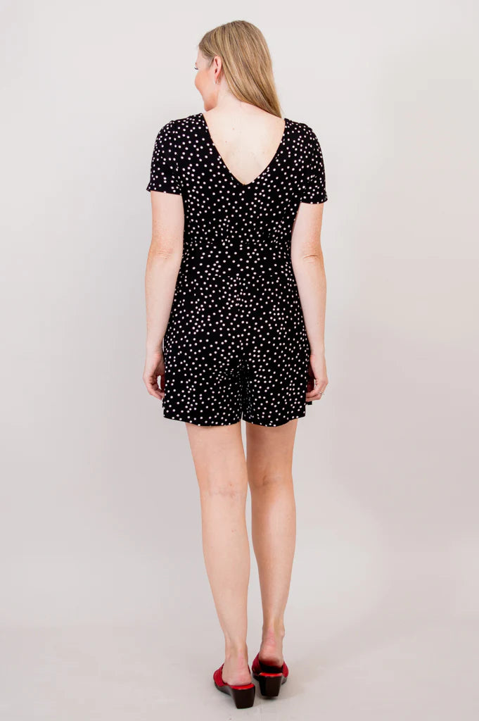 Jolin Bamboo Romper - Polka Dot - Size 4 X