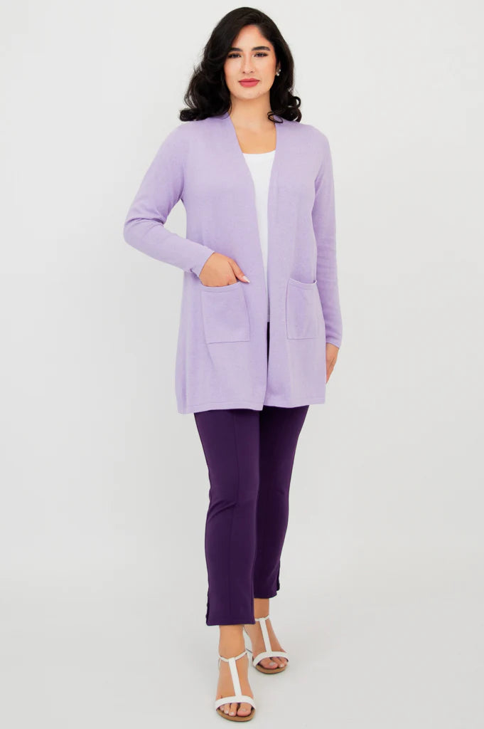 Justine Cotton Sweater - Lavender