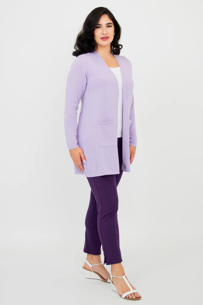 Justine Cotton Sweater - Lavender