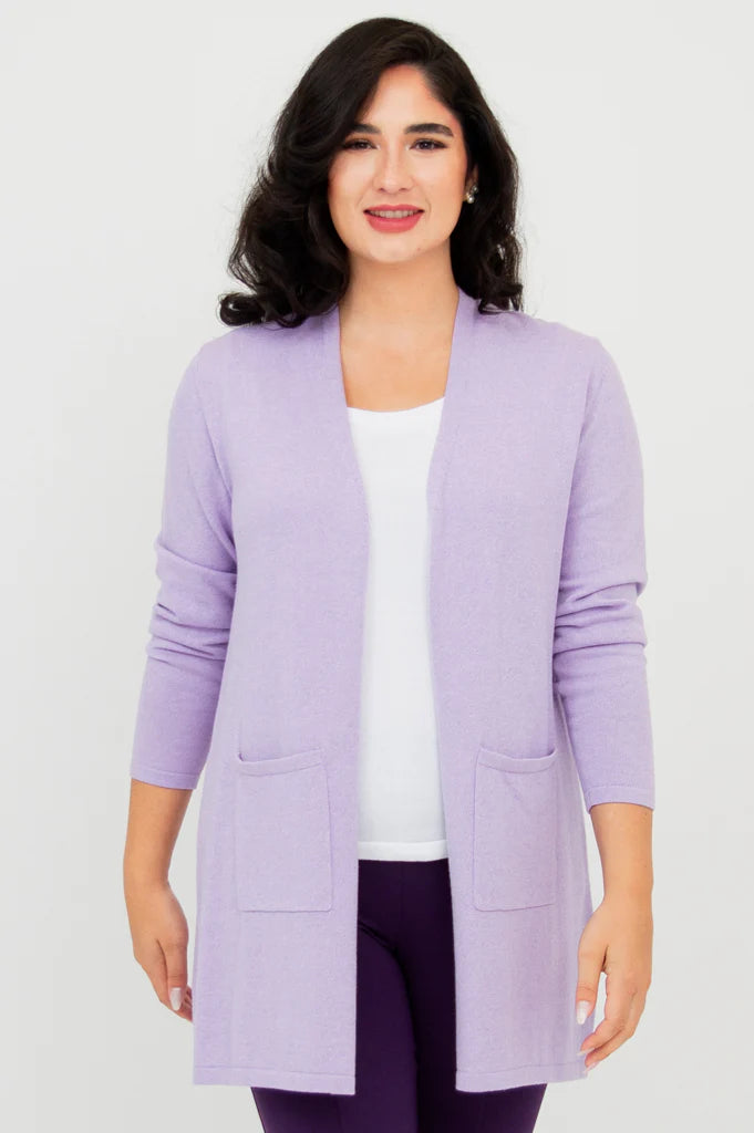 Justine Cotton Sweater - Lavender