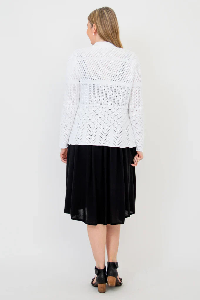 Linda Cotton Sweater - White