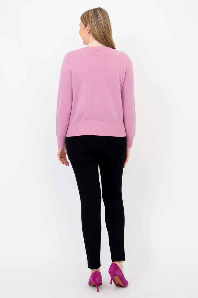 Oakly Cashmere Cardigan - Quartz