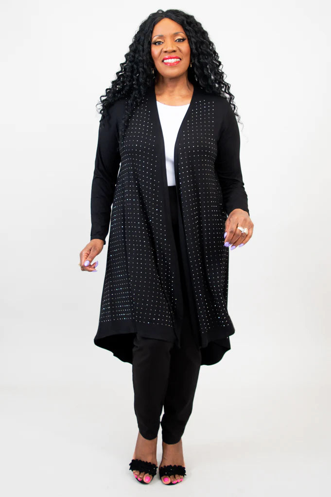 Priscilla Bamboo Jacket - Black Diamond