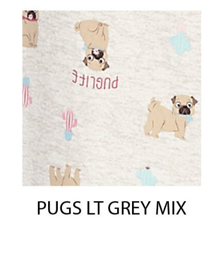 Ladies Short Sleeve Printed Night Shirt