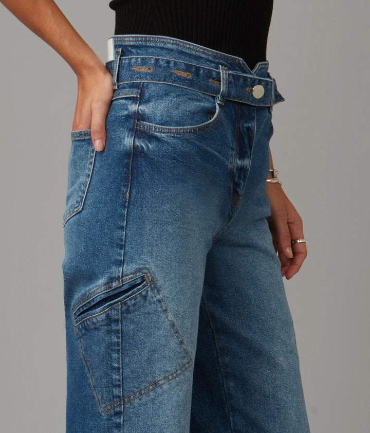 Cleo Ultra High-Rise Cargo Pant - Twilight