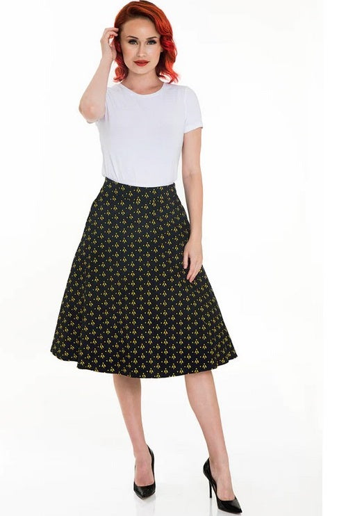 "Ava" A-Line Swing Bee Skirt