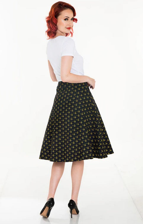 "Ava" A-Line Swing Bee Skirt