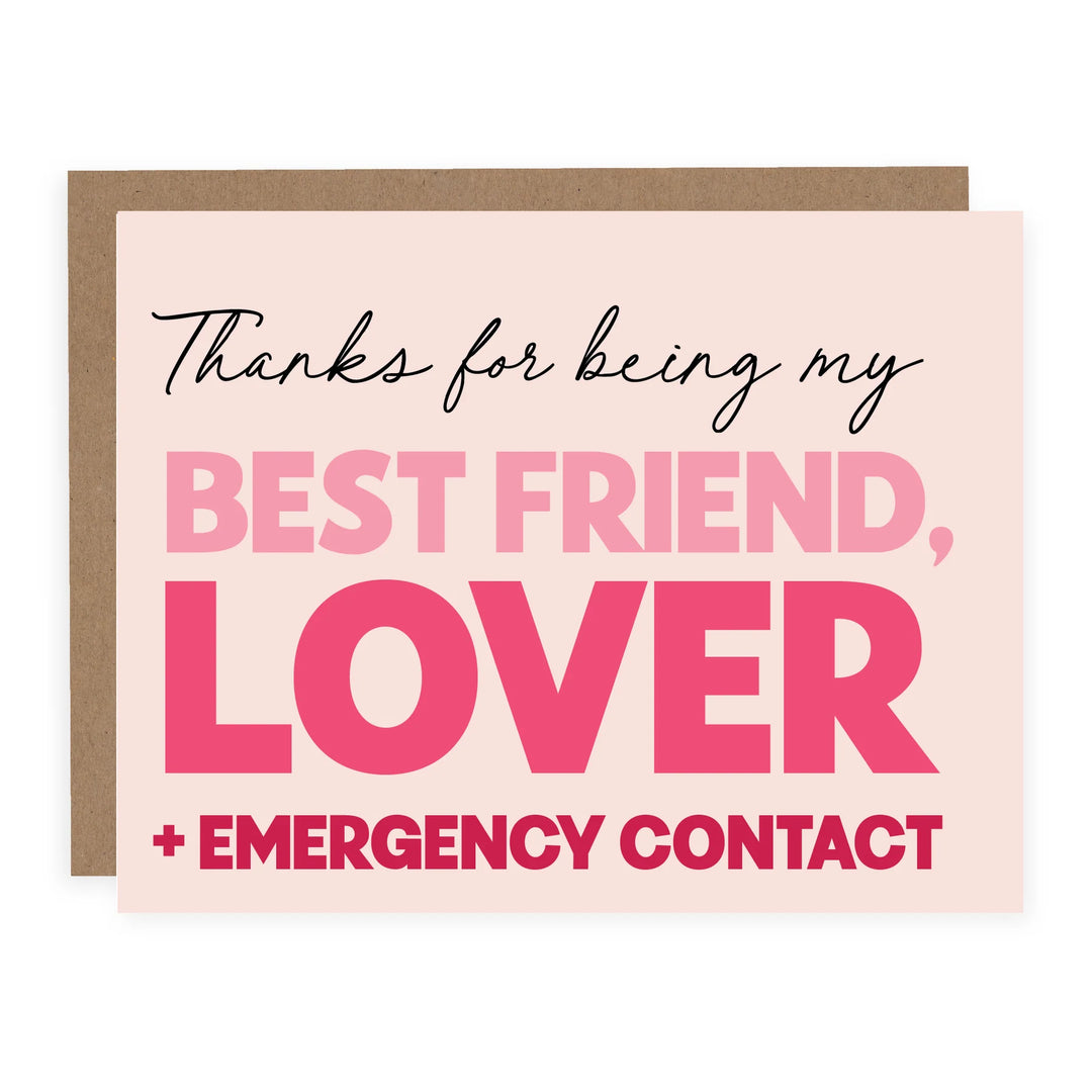 🇨🇦 BEST FRIEND, LOVER + EMERGENCY CONTACT CARD