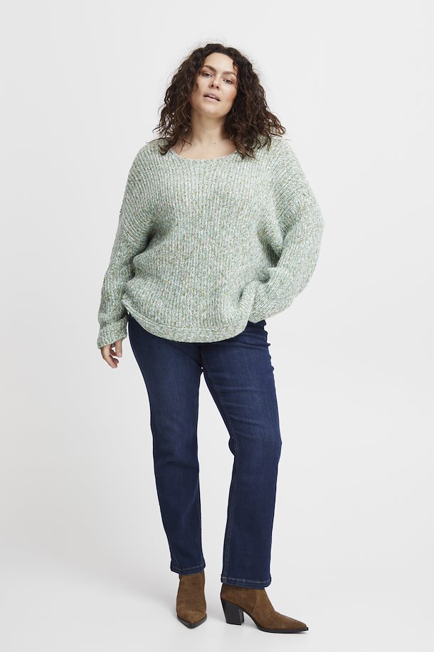 Fransa Knitted Birch Pullover Sweater - Size 2 X