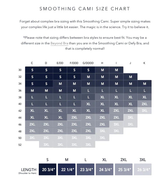 Evelyn Smoothing Bra Cami - Midnight Navy