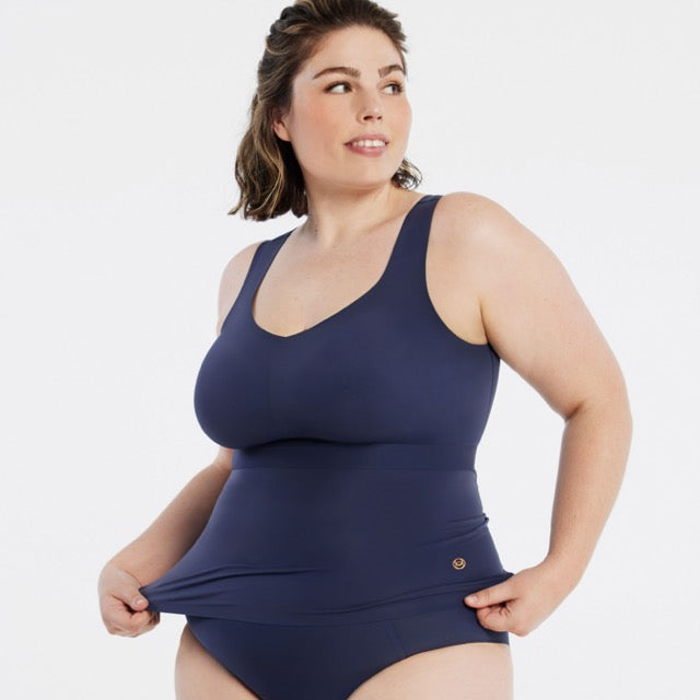 Evelyn Smoothing Bra Cami - Midnight Navy