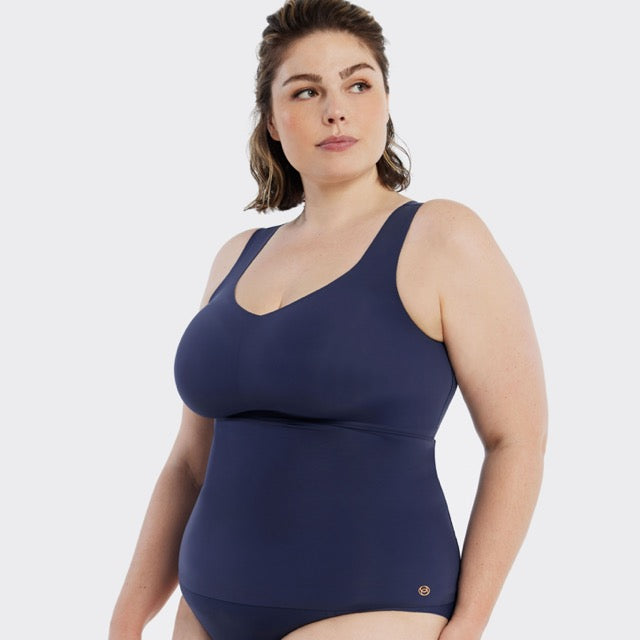 Evelyn Smoothing Bra Cami - Midnight Navy