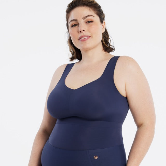 Evelyn Smoothing Bra Cami - Midnight Navy