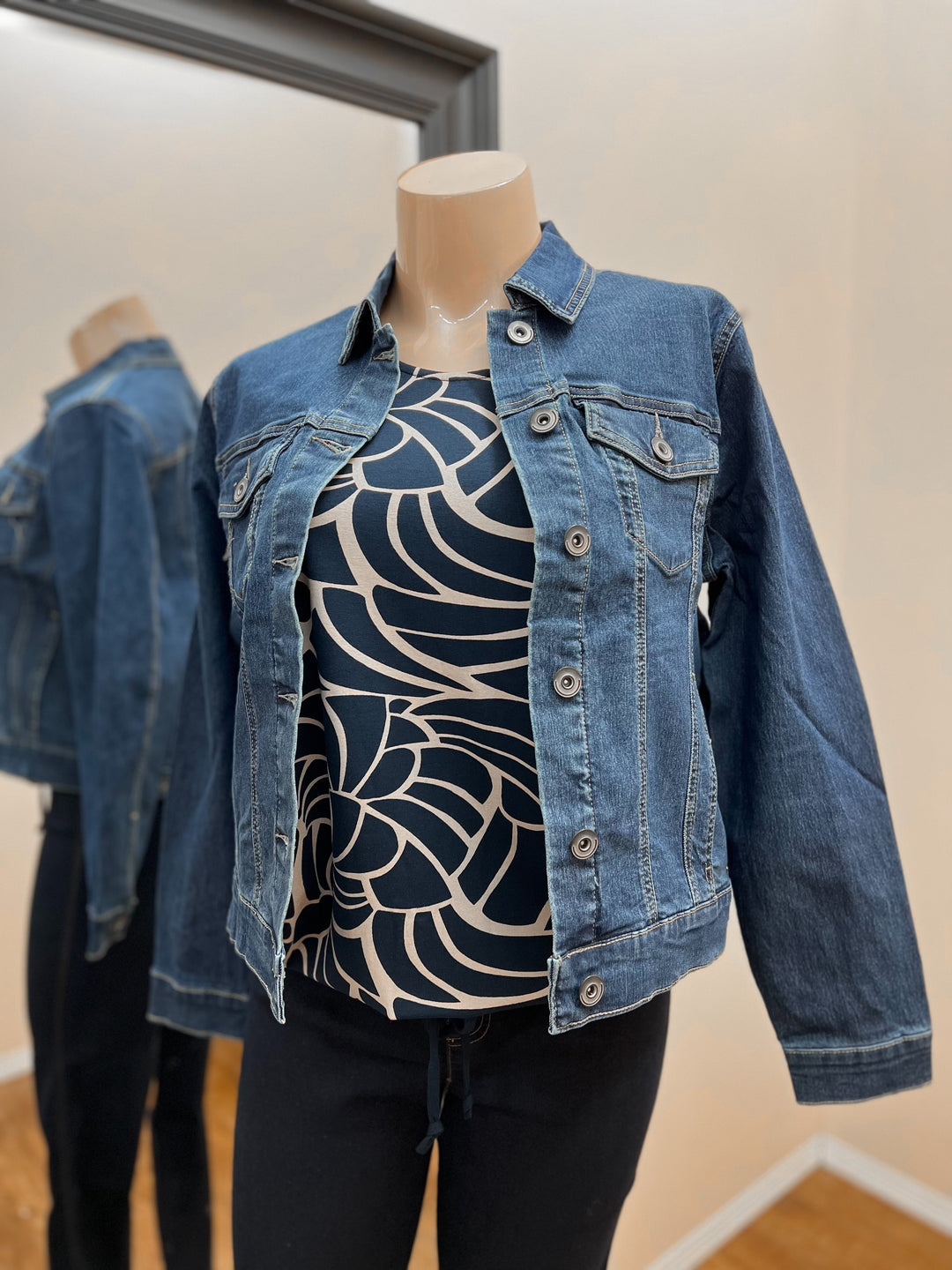 Sunday Denim Crop Jacket - Size 4 X