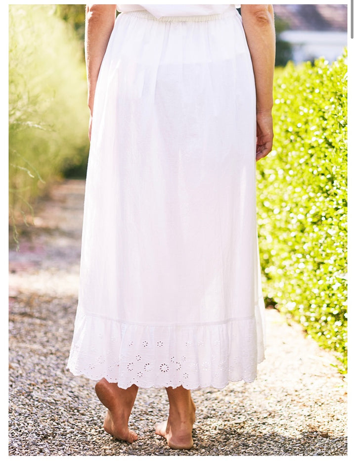 Evie Eyelet Half Slip - Size Small