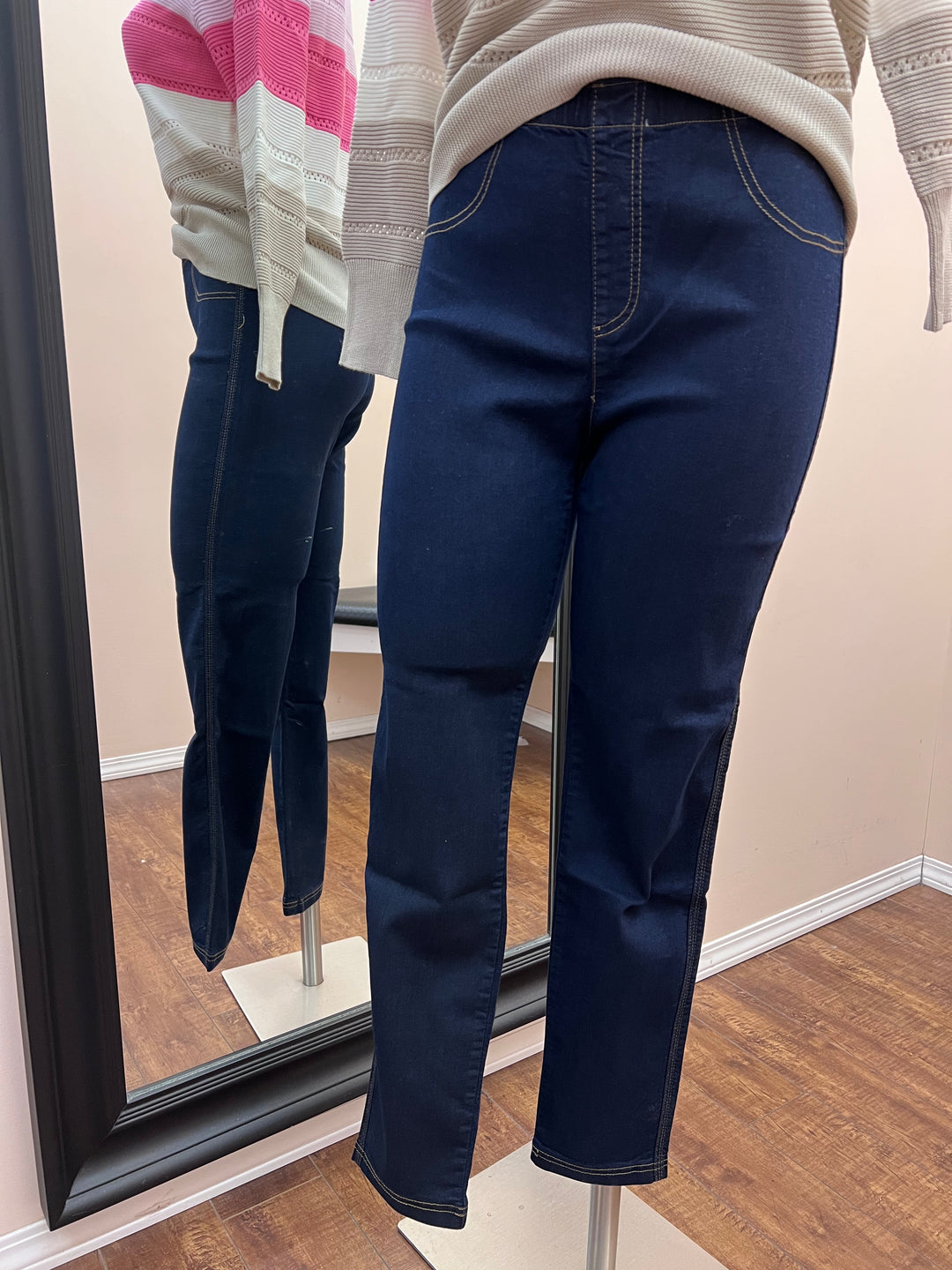 Straight Leg Denim Jegging
