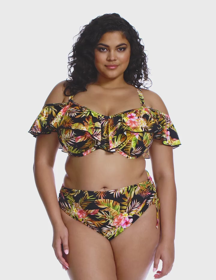 Elomi Tiger Valley Underwire Bikini Top