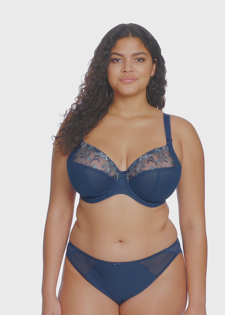 Elomi Charley Plunge Bra - Petrol