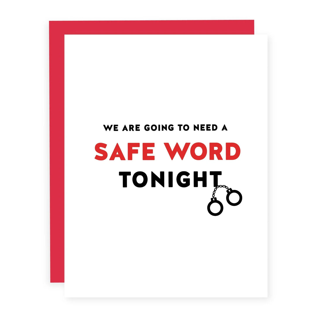 🇨🇦 SAFE WORD CARD