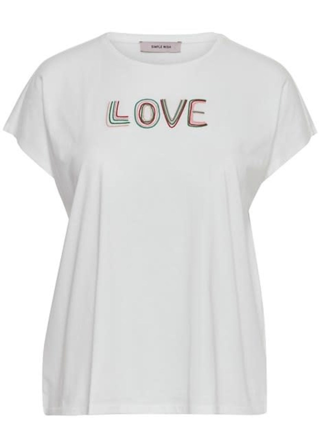 Fransa Cotton "Love" T-Shirt
