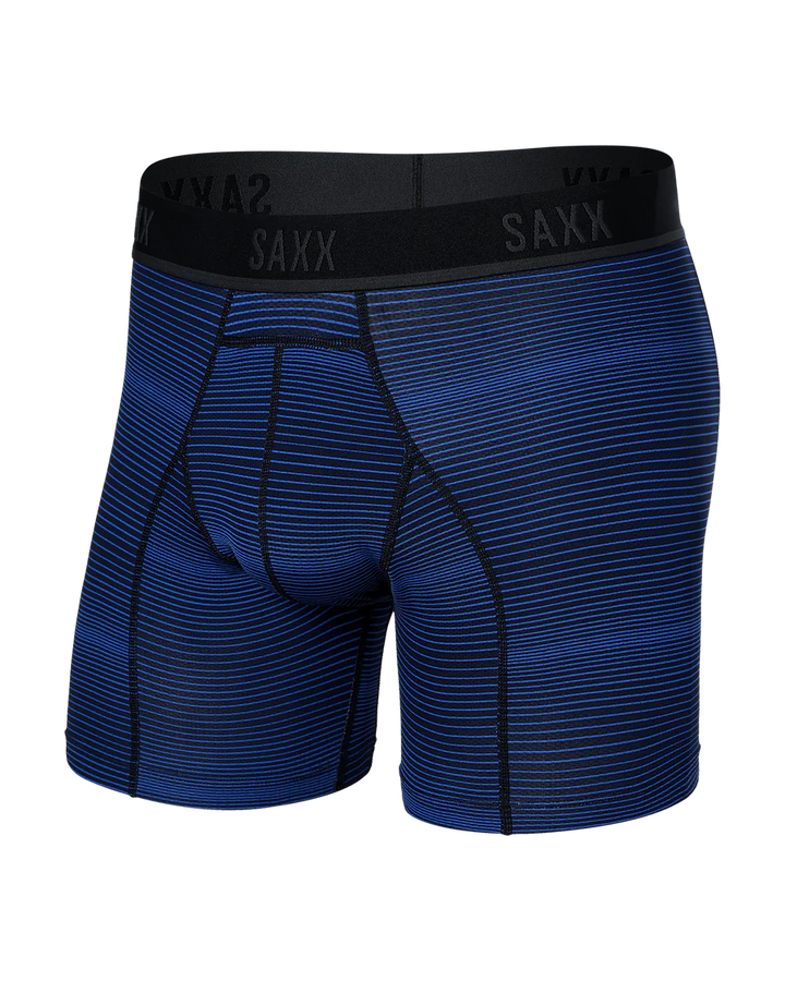 🇨🇦 Saxx Kinetic Light-Compression Mesh -  Variegated Stripe- Blue