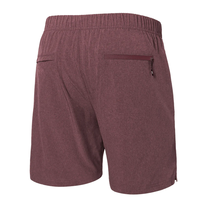 Saxx Sport 2 Life 2in1 Shorts - Sunset Red Heather