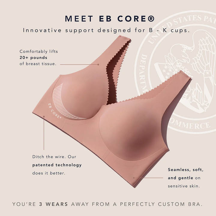 Evelyn & Bobbie Structured Scoop Bra - Slate Grey