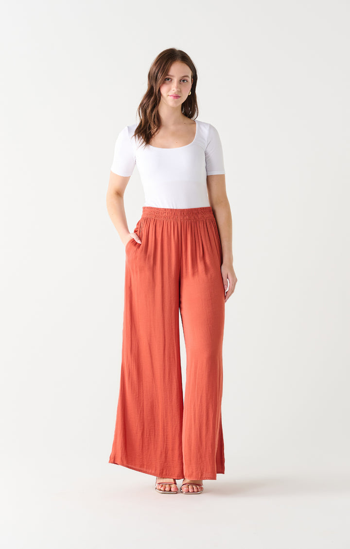 High Waist Flowy Wide Leg Pants