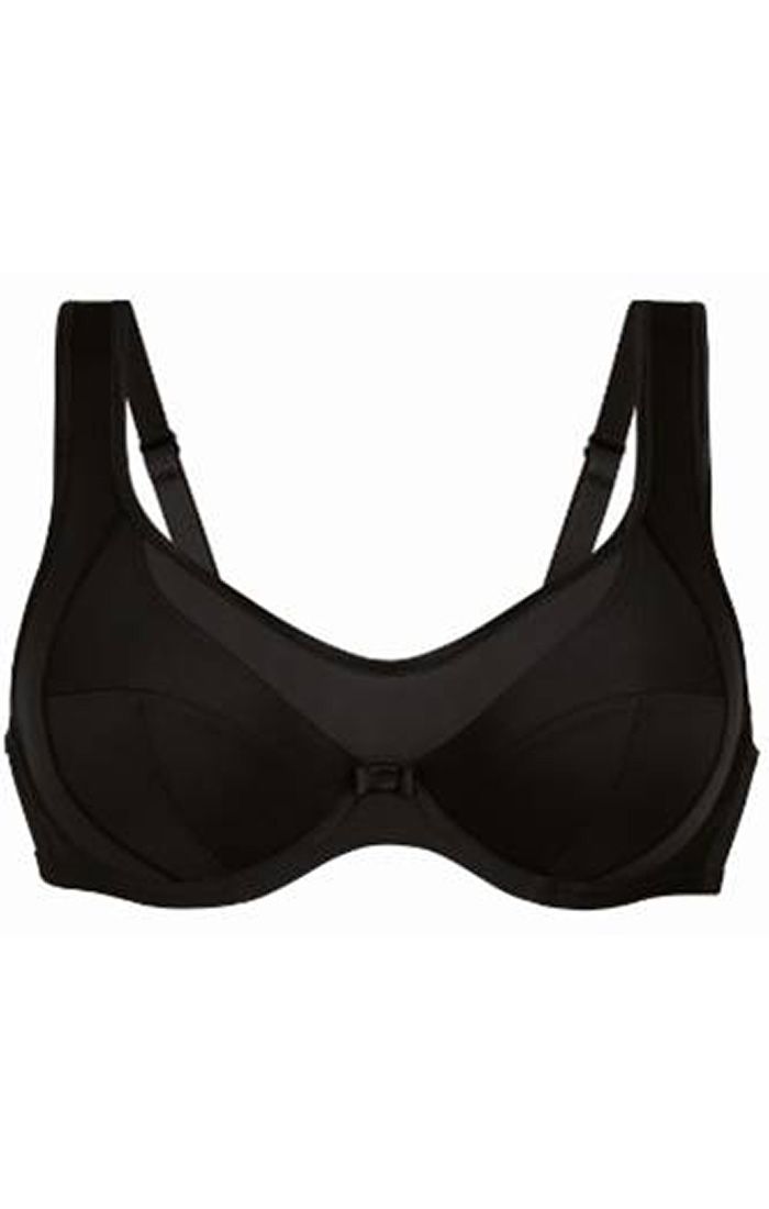 Clara Comfort Underwire Bra - Black