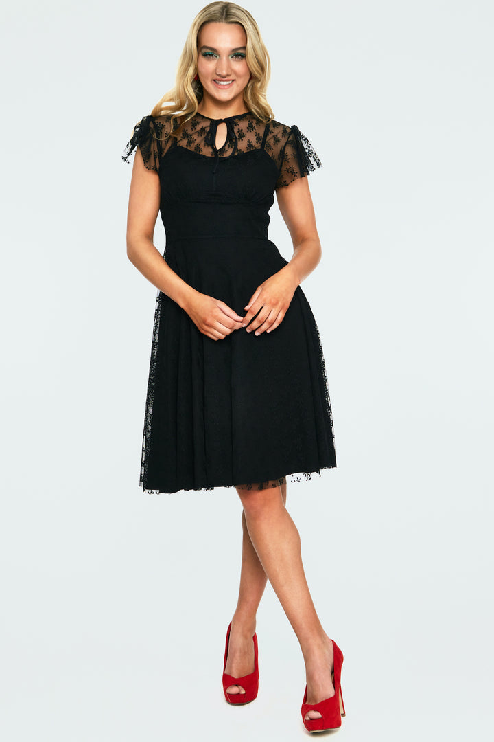 Melody Lace Special Occasion Fit & Flare Dress