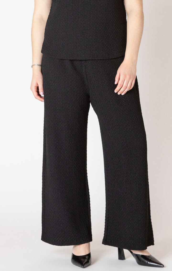 Dex Textured Flowy Wide Leg Pants
