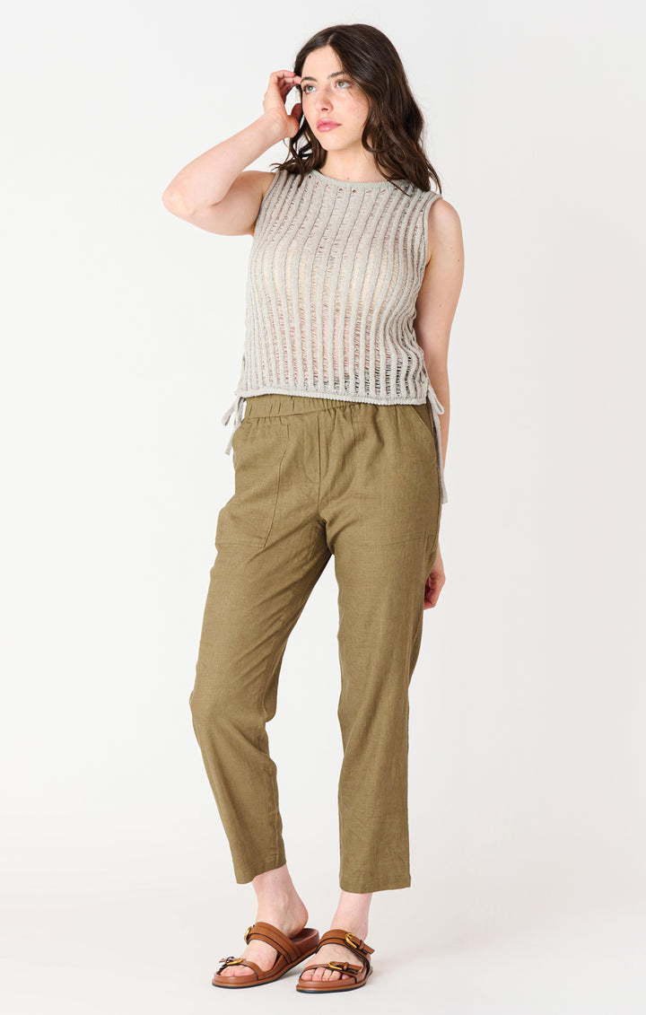 Black Tape Straight Leg Pants