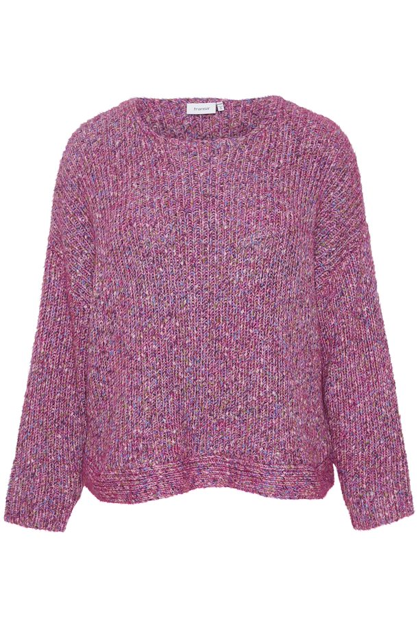 Fransa Knitted Very Berry  Pullover Sweater