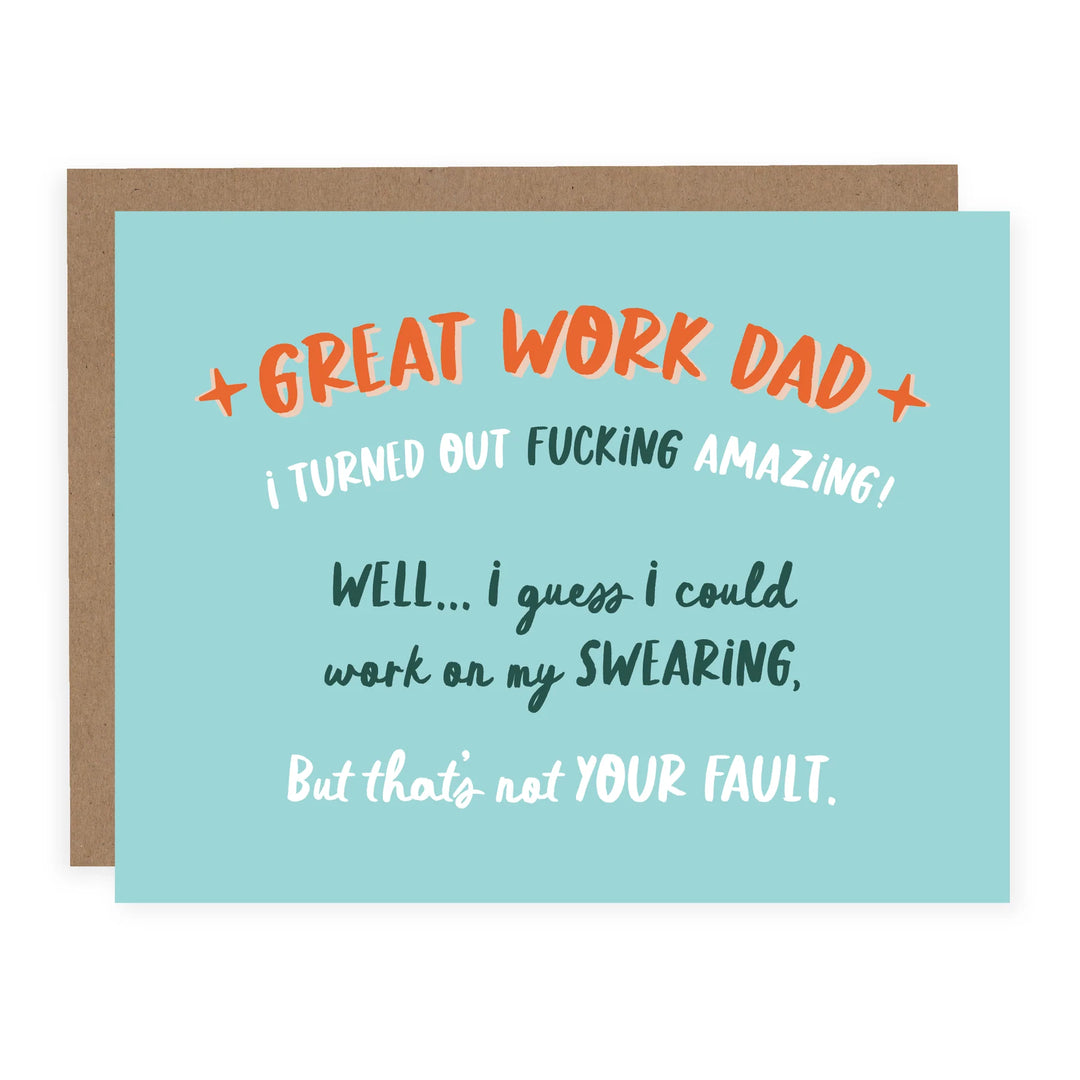 🇨🇦 WORK ON MY SWEARING DAD CARD