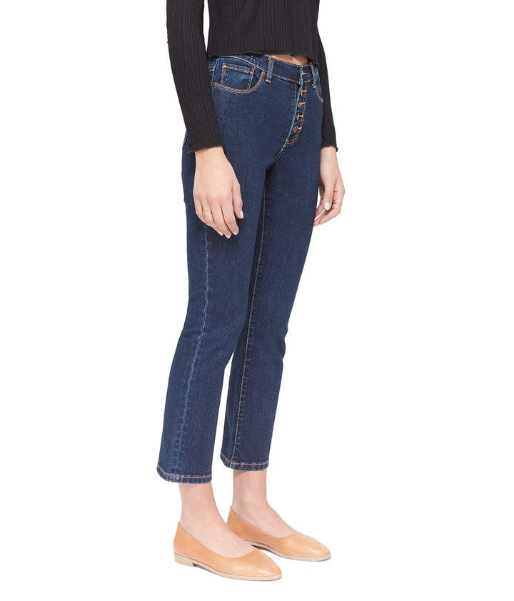 Hanna Cigarette Jean - Dark Rinse Blue