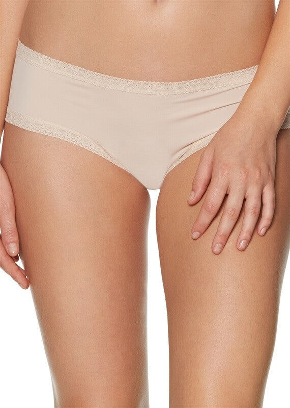 Blush Micro Lace Trim Hipster