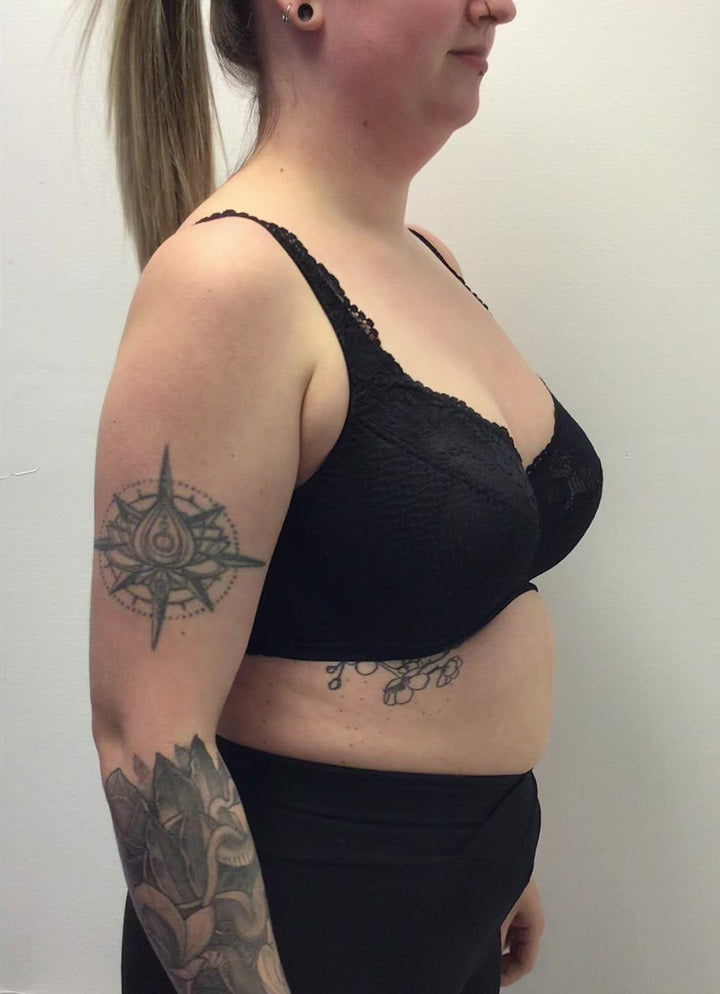 Fit Fully Yours Serena Lace Underwire Bra - Black