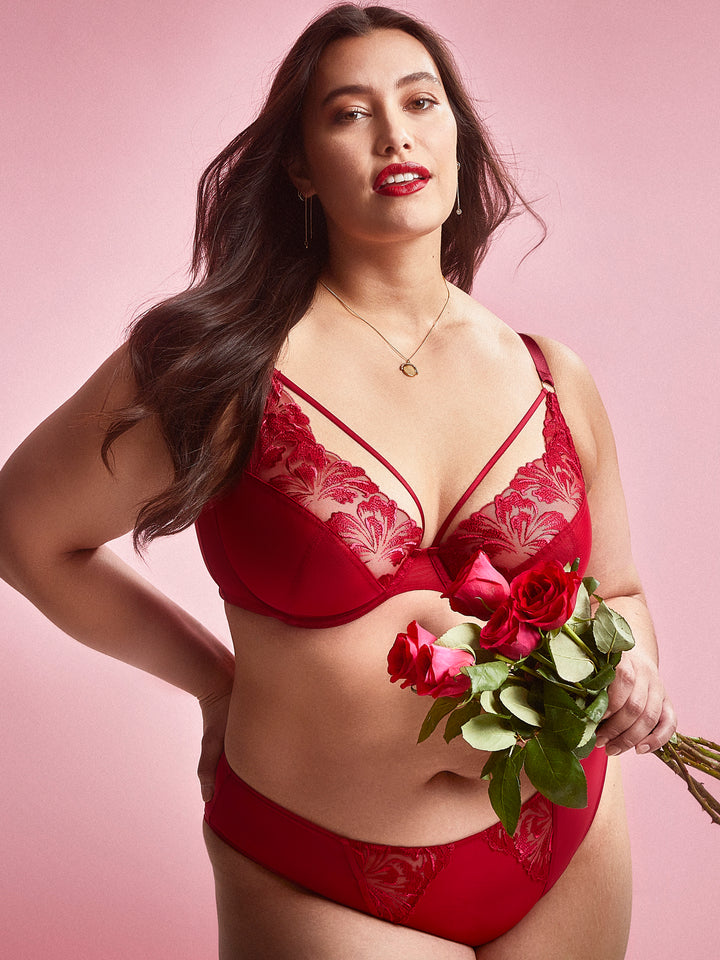 Jaida Plunge Underwire Bra