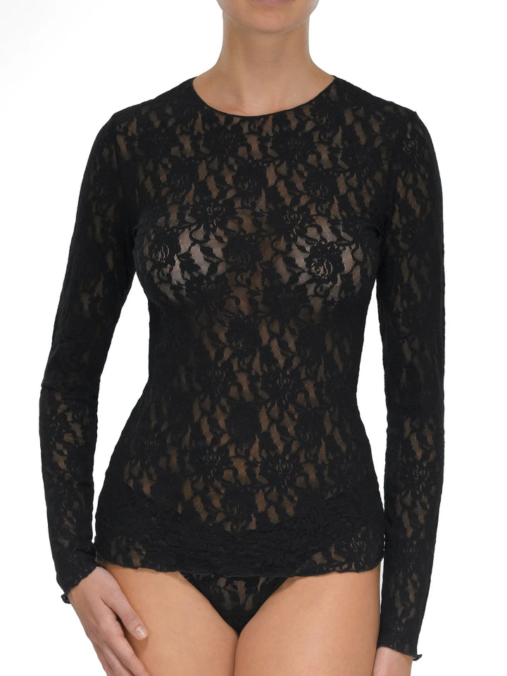 Hanky Panky Signature Lace Long Sleeve Top