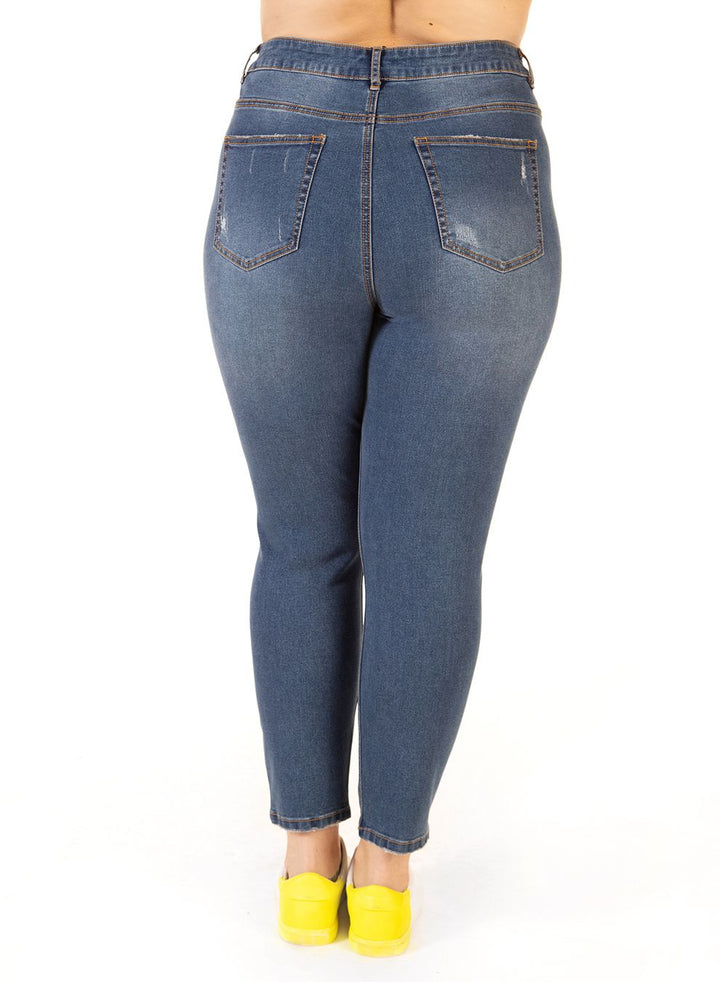 Dex Destructed Mom Jeans - Size 22