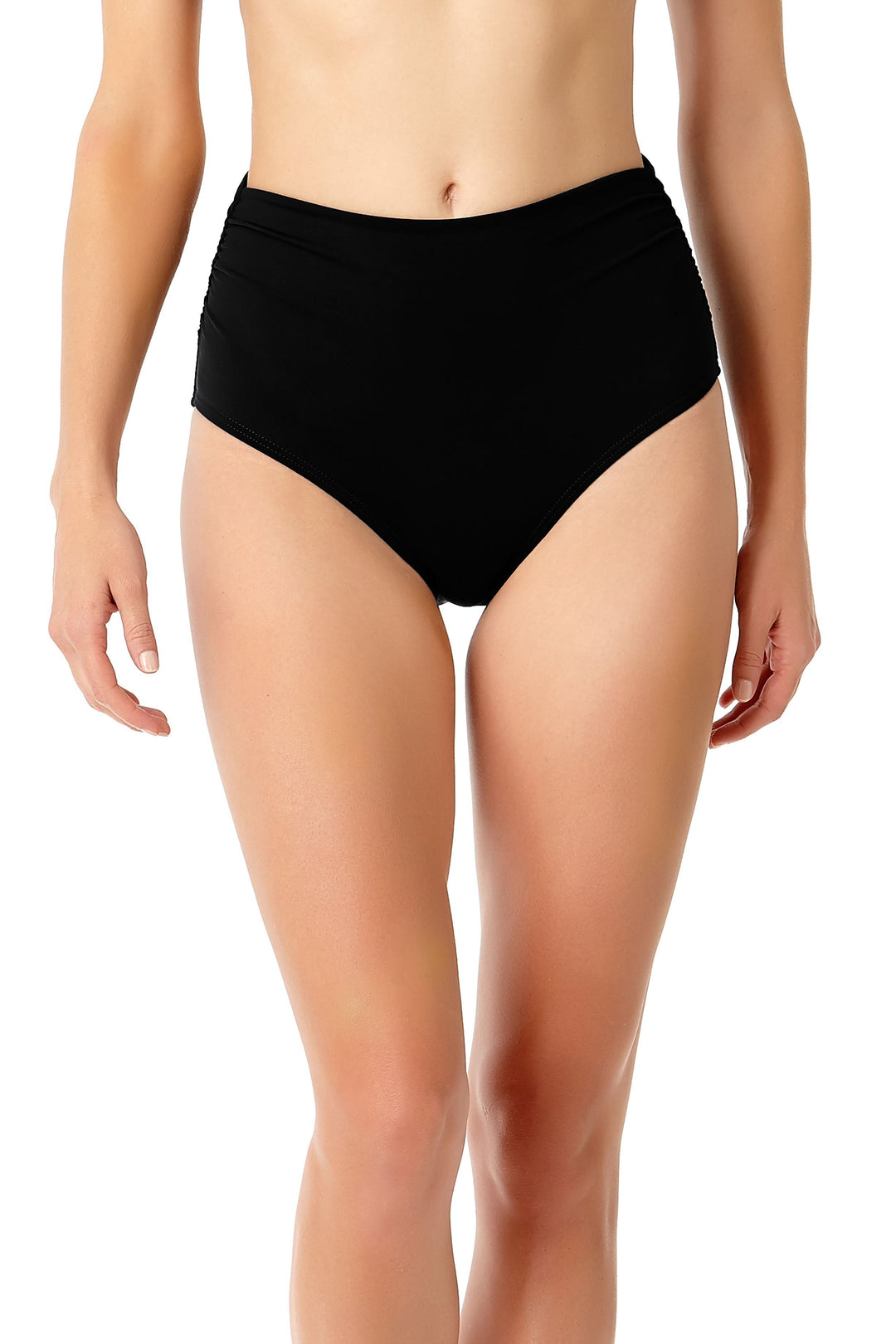 Hi Waist shirred Bottom - Sheer Essentials Lingerie & Swim