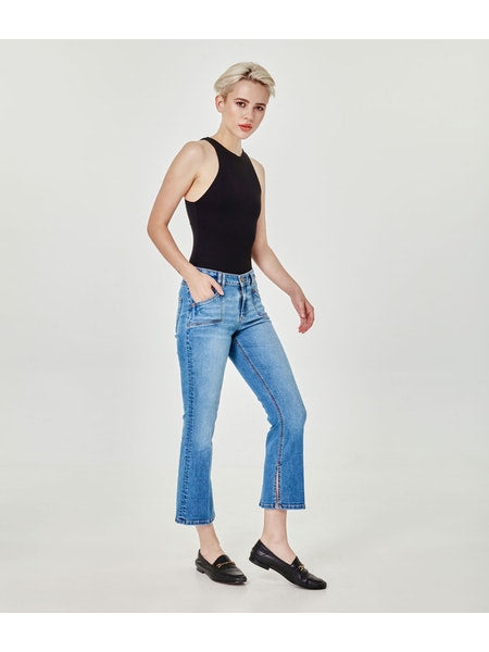 Gene Mid-Rise Bootcut Jeans