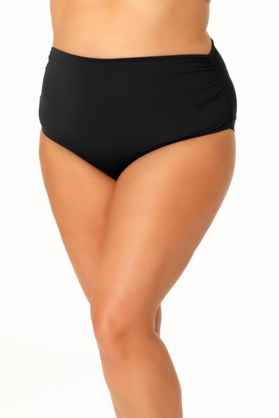 Convertible Hi Waist Shirred Bottom