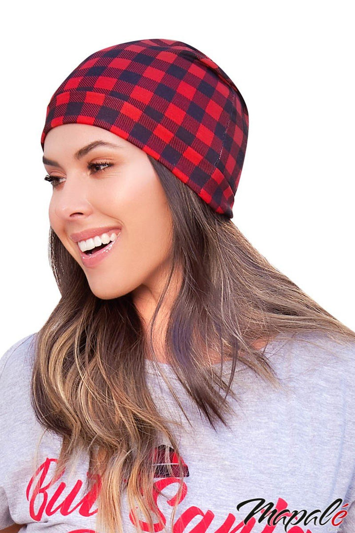 Plaid Beanie