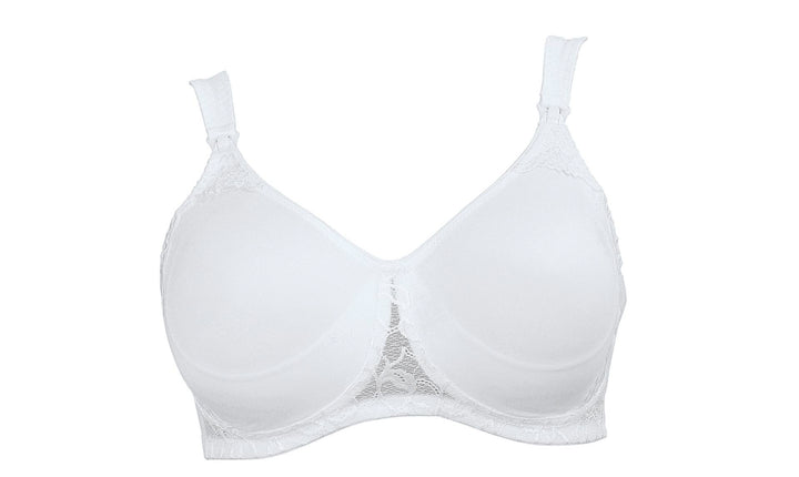 Microfibre Wireless Nursing Bra - White - Sheer Essentials Lingerie & Swim
