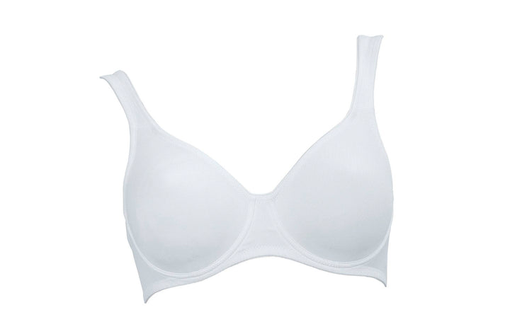 Twin Seamless Underwire Bra - White