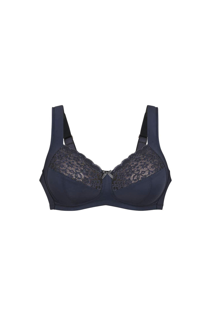 HAVANNA - Support Bra Without Underwire - Shadow Blue