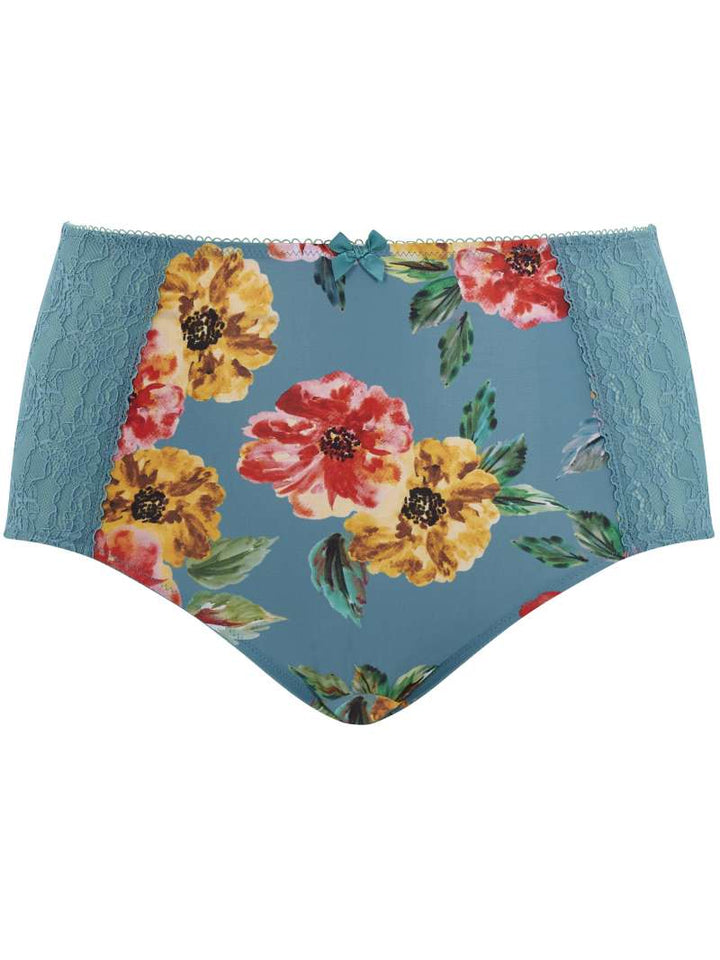 Chi Chi Brief - Turq. Floral