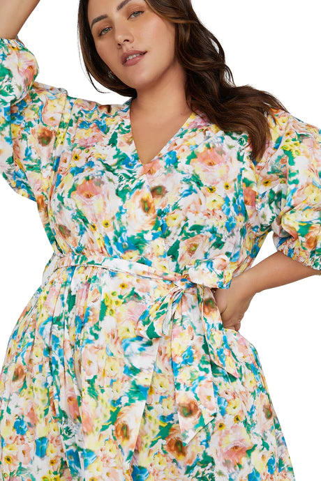 Odette Verdi Cotton Beach Dress