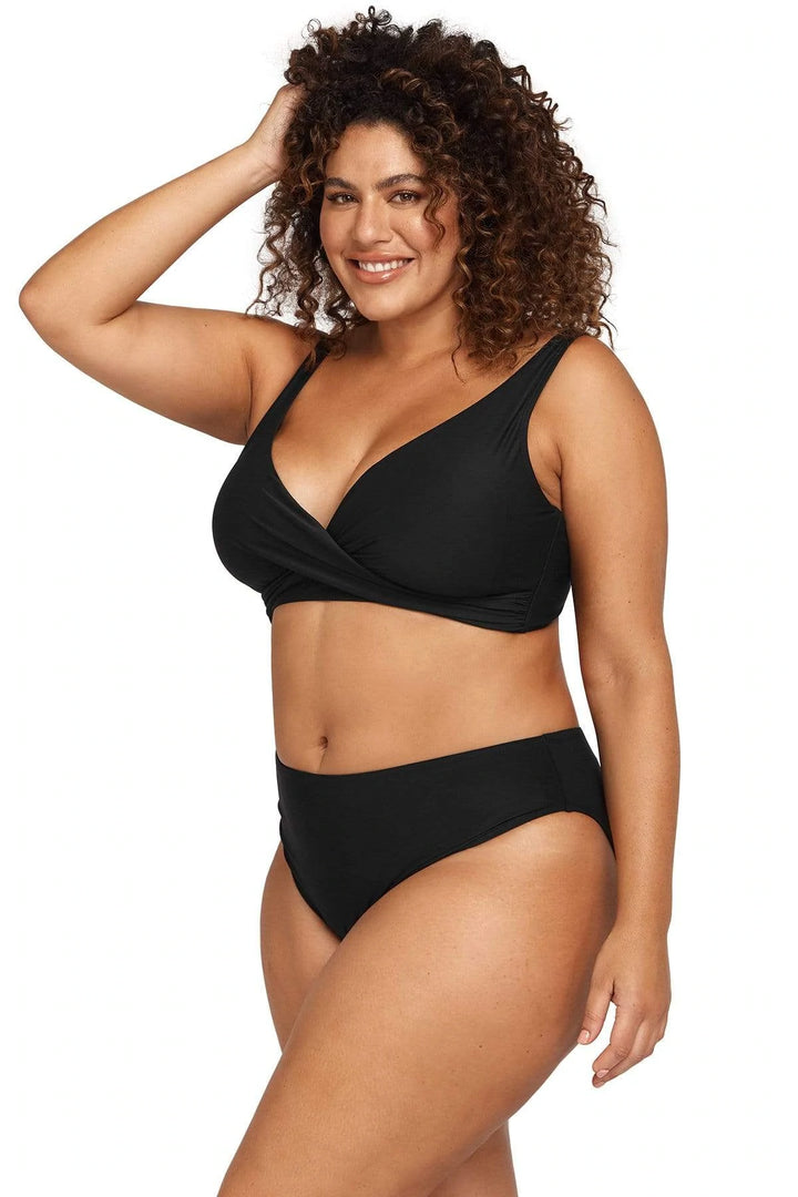Recycled Hues Black Delacroix Bikini Top
